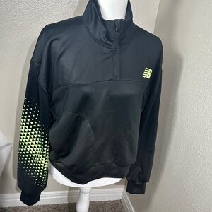 New Balance Black and Yellow Women's Sweater